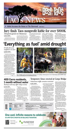 Cover of The Taos News