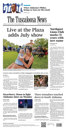 Cover of The Tuscaloosa News