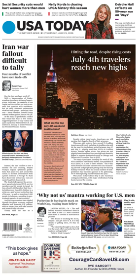 Cover of USA TODAY US Edition