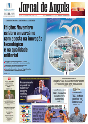 Cover of Jornal de Angola