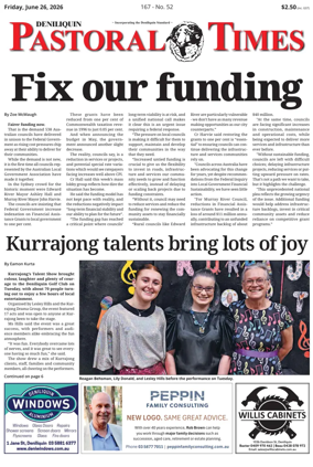 Cover of Deniliquin Pastoral Times