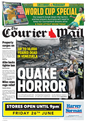 Cover of The Courier-Mail