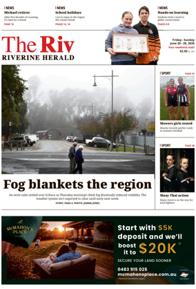 Cover of The Riverine Herald