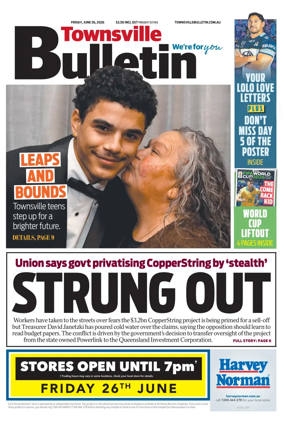 Cover of Townsville Bulletin