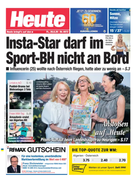 Cover of Heute - Niederosterreich Ausgabe