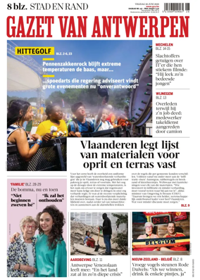 Cover of Gazet van Antwerpen Stad en Rand