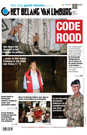 Cover of Het Belang van Limburg