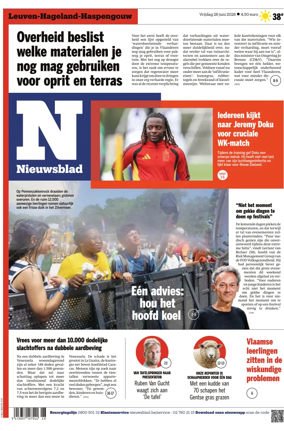 Cover of Het Nieuwsblad