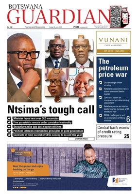 Cover of Botswana Guardian