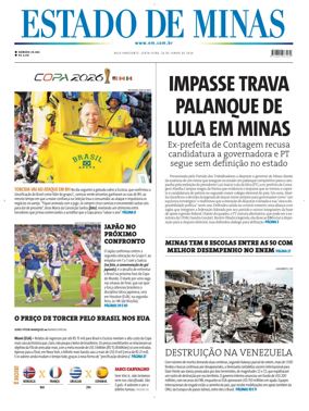 Cover of Estado de Minas (Brazil)