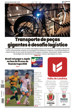 Cover of Folha de Londrina