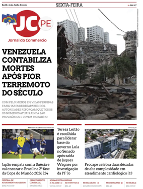 Cover of Jornal do Commercio