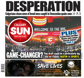 Cover of Calgary Sun