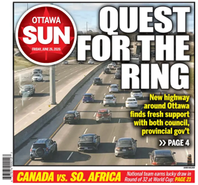 Cover of Ottawa Sun