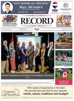 Cover of Sherbrooke Record