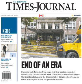 Cover of St. Thomas Times-Journal