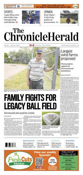 Cover of The Chronicle Herald (Provincial)