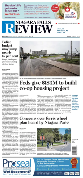Cover of The Niagara Falls Review