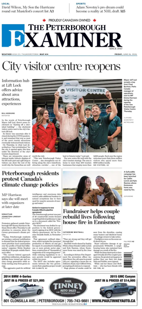 Cover of The Peterborough Examiner