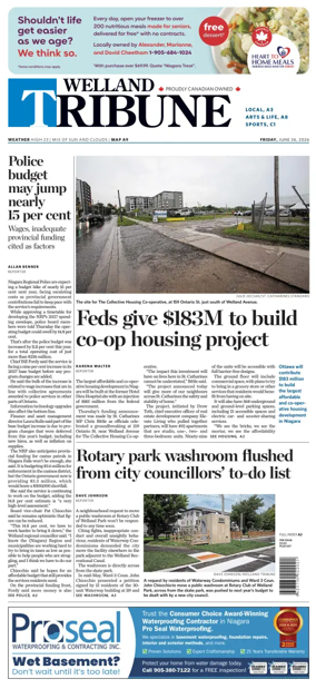 Cover of The Welland Tribune