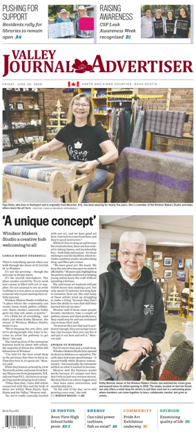 Cover of Valley Journal Advertiser