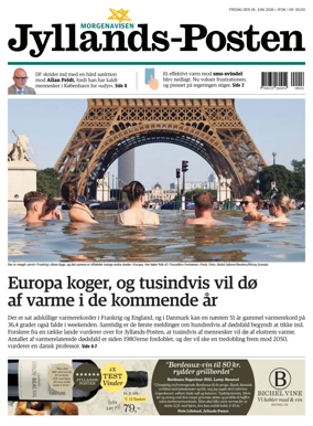 Cover of Jyllands-Posten