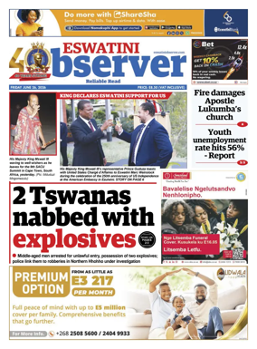 Cover of Eswatini Observer