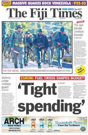 Cover of The Fiji Times