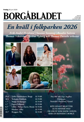 Cover of Borgabladet
