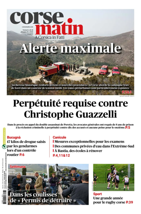 Cover of Corse Matin
