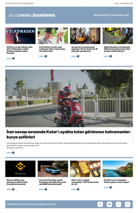 Cover of Euronews Business (Turkish) Compiled Editions