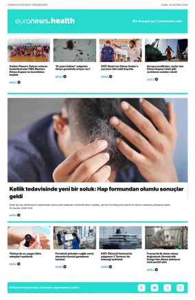 Cover of Euronews Health (Turkish) Compiled Edition