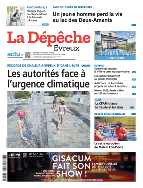 Cover of La Depeche Evreux