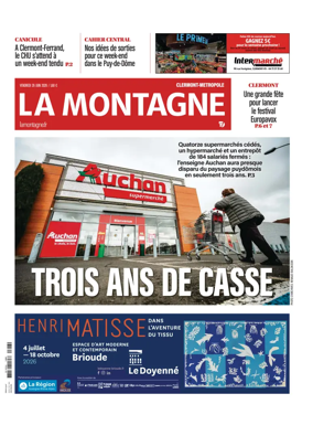 Cover of La Montagne (Clermont-Metropole)