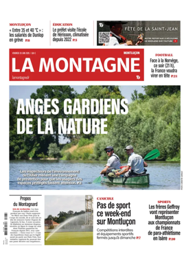 Cover of La Montagne (Montlucon)