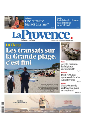 Cover of La Provence Aubagne-La Ciotat