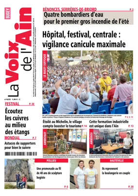 Cover of La Voix de l’Ain Amberieu en Bugey - Meximieux