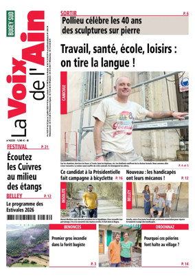 Cover of La Voix de l’Ain Belley