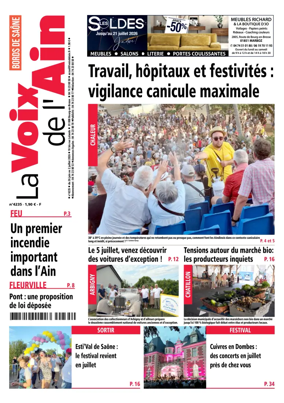 Cover of La Voix de l’Ain Bords de Saone