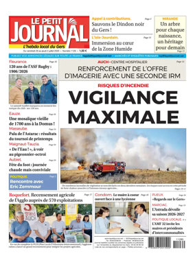 Cover of Le Petit Journal - L'hebdo local du Gers