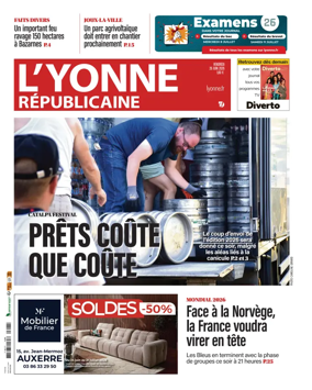 Cover of L'Yonne Republicaine