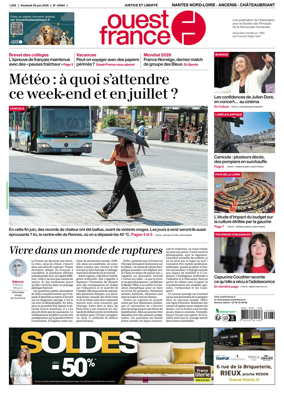 Cover of Ouest France (Chateaubriant)
