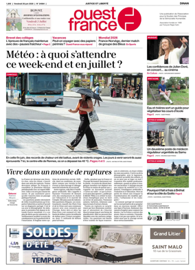 Cover of Ouest France (Dinan)
