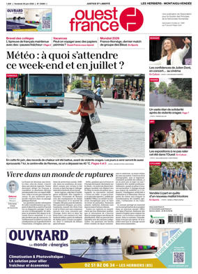 Cover of Ouest France (Les Herbiers / Montaigu)