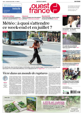 Cover of Ouest France (Mayenne)
