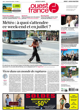 Cover of Ouest France (Nord-Finistere)