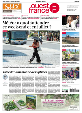 Cover of Ouest France (Sarthe)