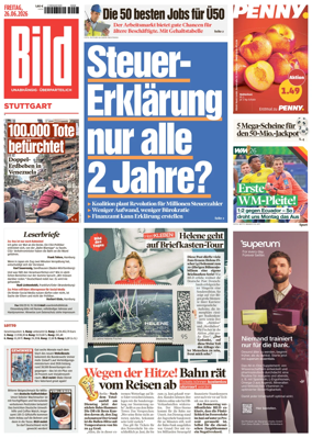 Cover of BILD Stuttgart