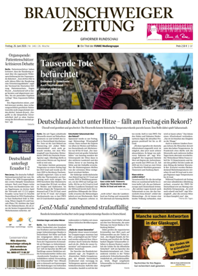 Cover of Braunschweiger Zeitung (Gifhorn)