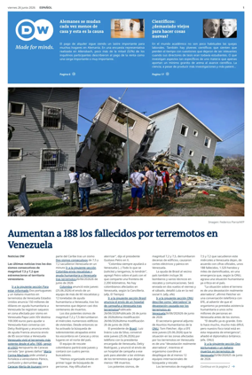 Cover of Deutsche Welle (Spanish edition)